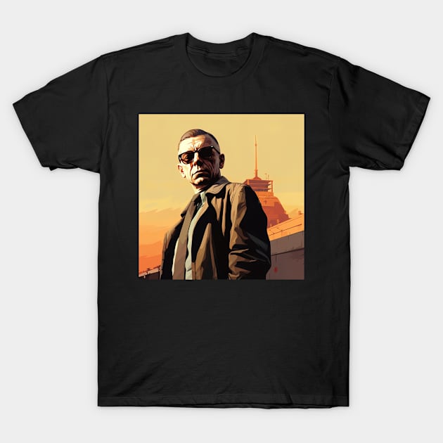 Jean-Paul Sartre T-Shirt by ComicsFactory